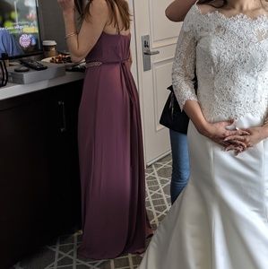 David's Bridal Dresses - Bridesmaid Wrap Dress 👗 - Chianti color David's Bridal Dresses - Bridesmaid Wrap Dress 👗 - Chianti color